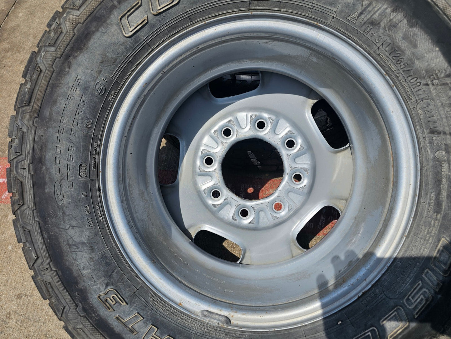 17" Chevy Silverado GMC Sierra 2500 3500 OEM 8095 wheels COOPER A/T3