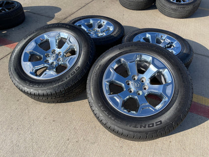 20" Dodge Ram 1500 OEM Laramie CHROME 2680 wheels rims 2022 2023 2024 2025 2026