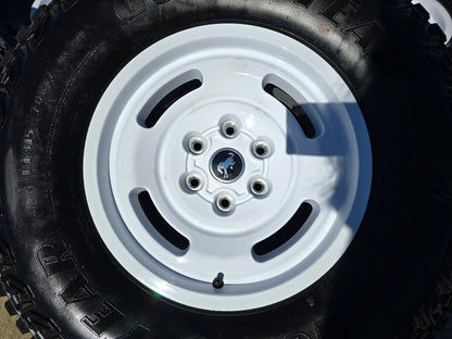 17" Ford Bronco HERITAGE Stroppe Edition 10463 OEM wheels rims white 2026 NEW