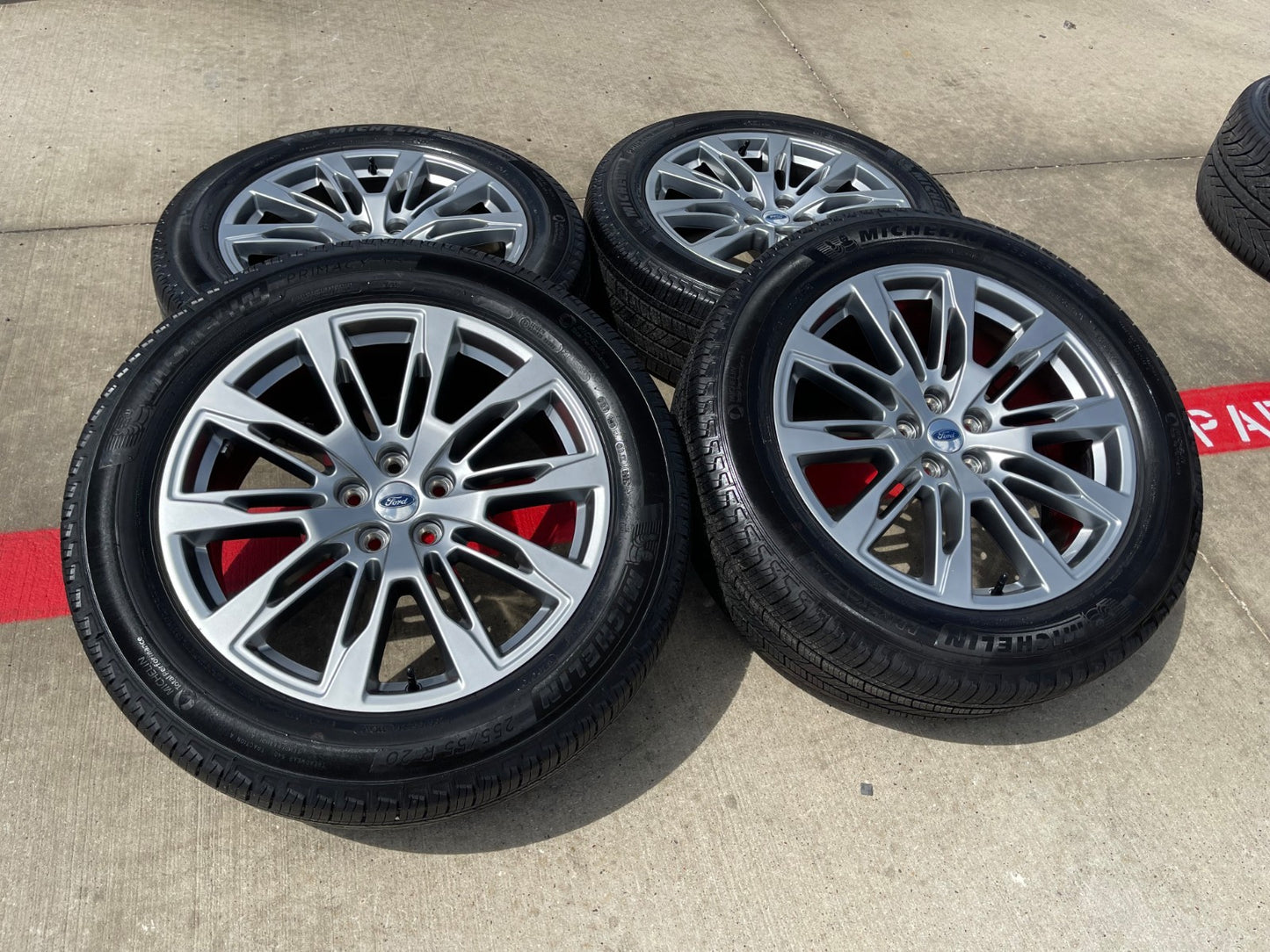 20" Ford Explorer Limited OEM rims wheels tires SET Lincoln Aviator MICHELIN
