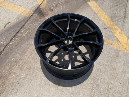 19x10 19" Chevy Corvette STINGRAY C7 OEM wheel rim 5542 5779 black FRONT