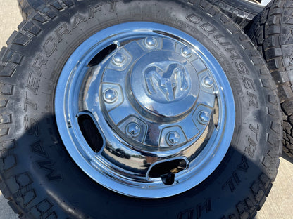 17" Dodge Ram 3500 Dually Laramie 8x200 wheels rims 2703 2704 OEM SET