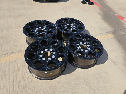 20" Ford F-250 F-350 OEM black Lariat SET 10299 10484 wheels rims 2025 2026 NEW