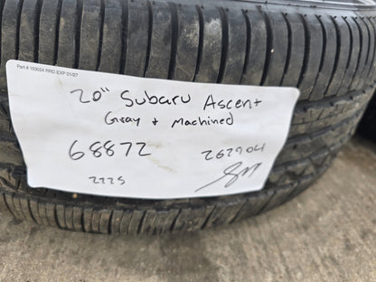 20" Subaru Ascent Outback Legacy Forester OEM 68872 wheels rims tires DISCOUNTED