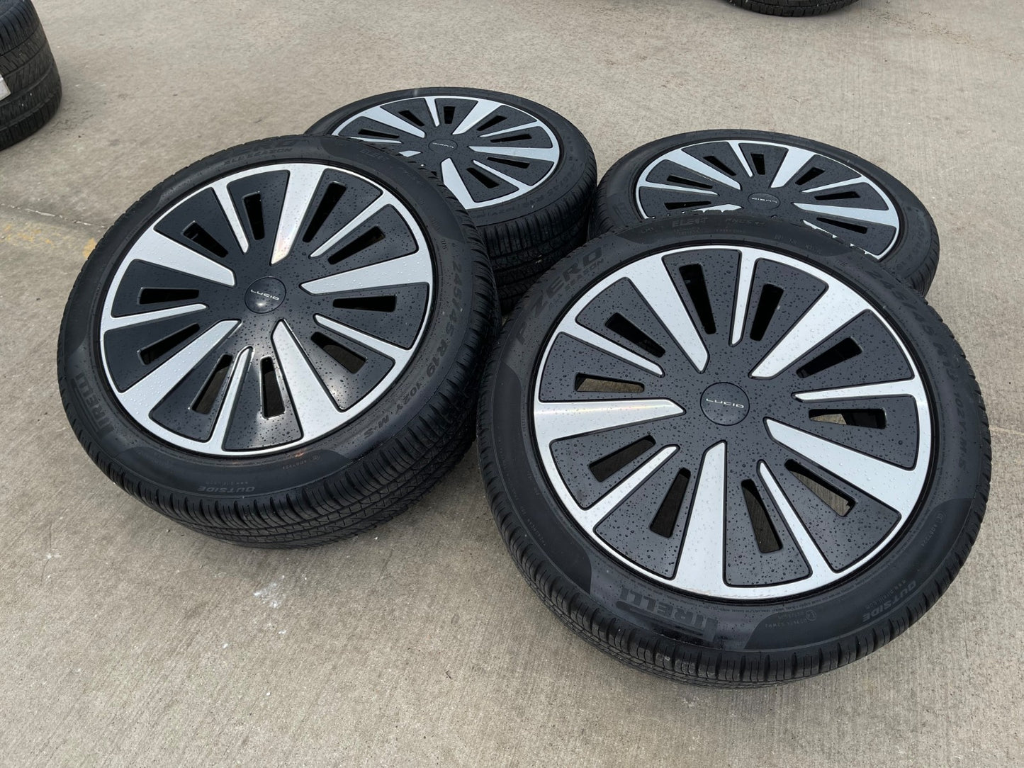 19" Lucid Air OEM Grand Touring 95620 OEM wheels rims 2025 2026 2027 PIRELLI