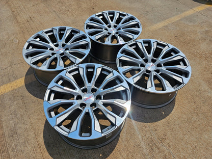 22" GMC Yukon Sierra DENALI OEM wheels rims 14025 97000 NEW