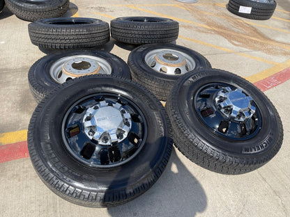 18" GMC Sierra 3500 DENALI Dually rims wheels OEM 8x210 2025 2026 MICHELIN NEW