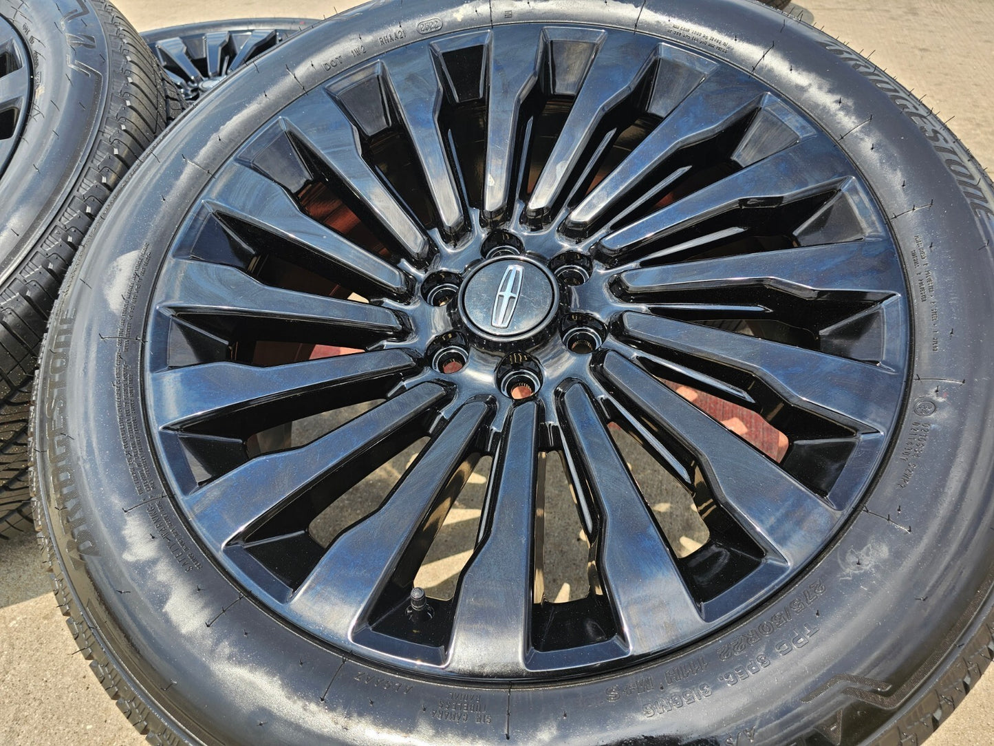 22" Lincoln Navigator OEM 10178 rims wheels BLACK LABEL SET 2021 2023 2026 NEW
