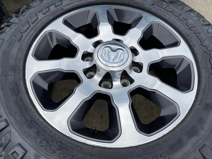 20" Dodge Ram 2500 3500 OEM wheels rims 2698 2699 tires NITTO RIDGE GRAPPLER
