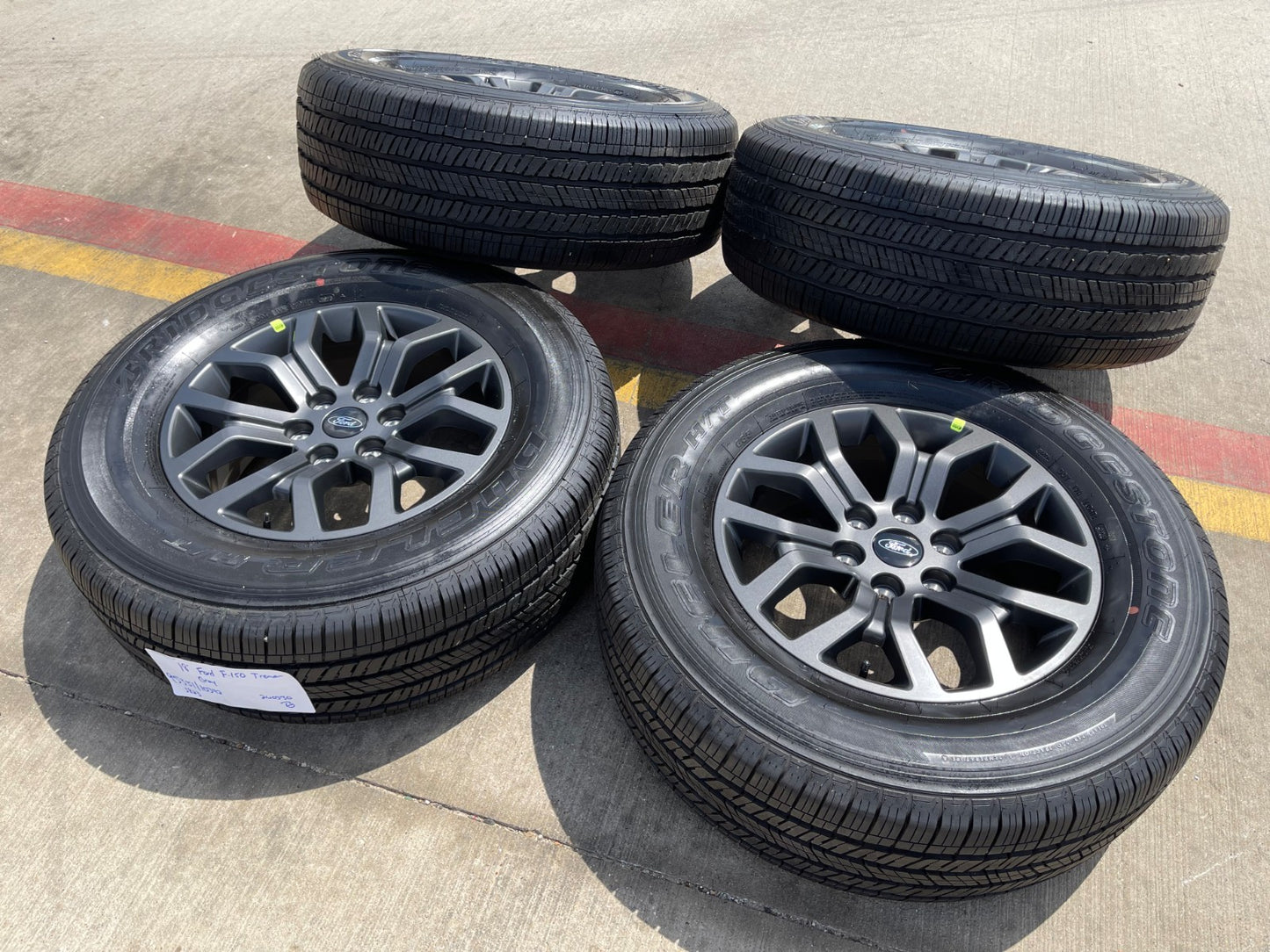 18" Ford F-150 TREMOR OEM rims wheels 10342 95351 Expedition BRIDGESTONE NEW