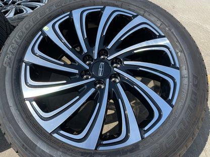 22" Lincoln Navigator OEM 10666 rims wheels BLACK LABEL BRIDGESTONE