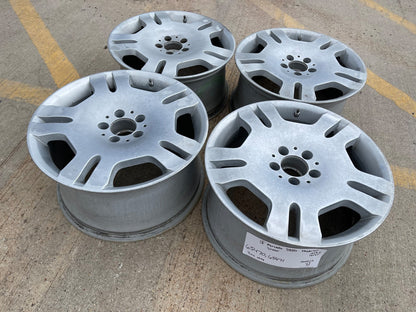 18" 18x8.5 + 18x9.5 Mercedes S550 S600 OEM staggered 65470 65471 wheels rims