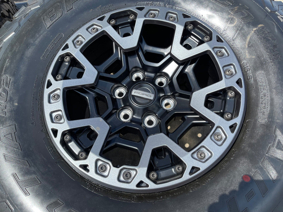 17" Ford F-150 Raptor R OEM BEADLOCK rims wheels BFG 37" tires 2026 2027 NEW
