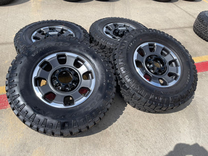 18" Ford F-250 F-350 OEM TREMOR rims wheels 10482 tires SET DURATRAC R/T 35" NEW