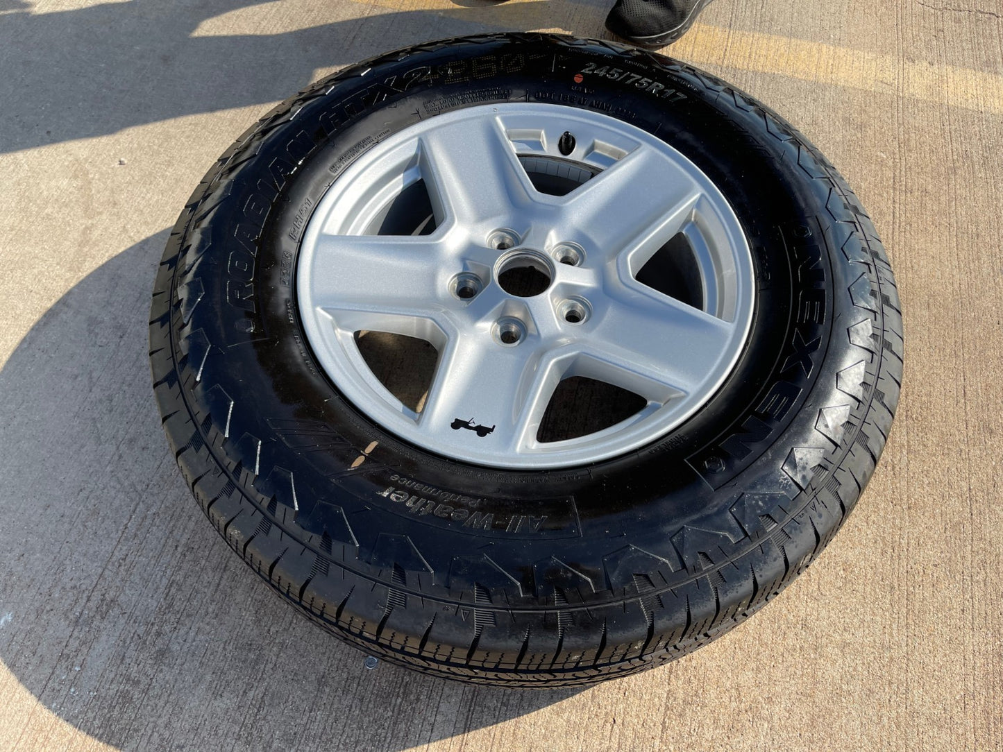 17" Jeep Gladiator SPORT OEM wheel rim 9235 spare Wrangler 2023 2024 2025 NEW