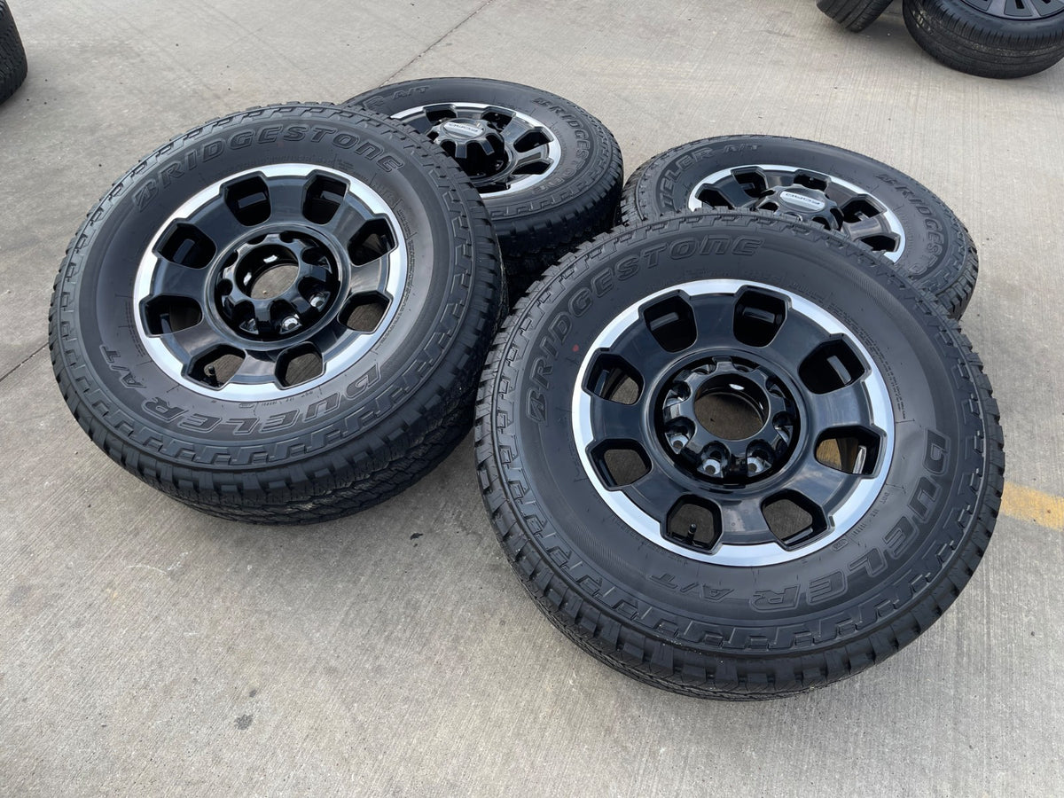 18" Ford F-250 F-350 OEM TREMOR rims wheels 10482 SET tires BRIDGESTONE A/T