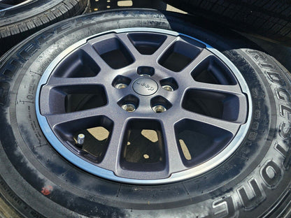 18" Jeep Gladiator Overland OEM wheels rims Wrangler 9241 tires