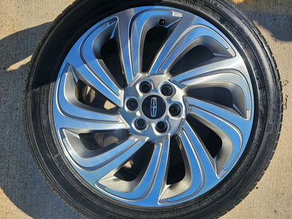 (1) 22" Lincoln Navigator BLACK LABEL OEM 10497 rim wheel 2022 2023 2024 GENERAL