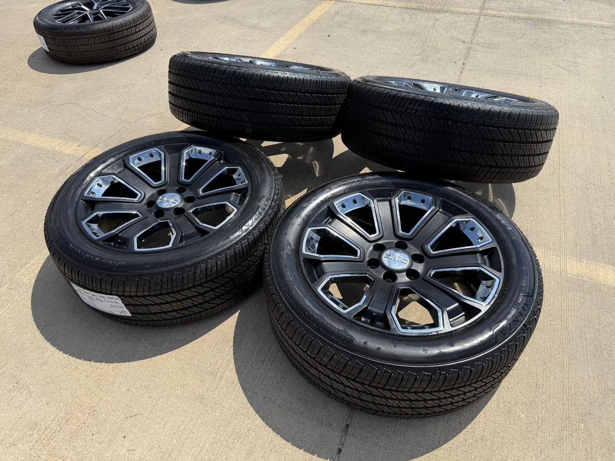 22" GMC Sierra Yukon Tahoe Escalade OEM Replica 5660 wheels rims tires SET