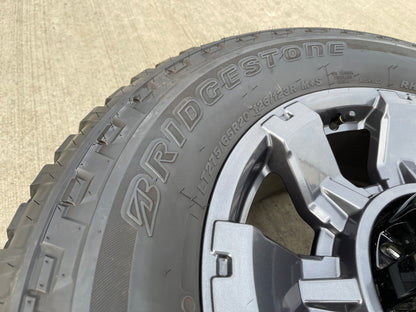 20" Ford F-250 F-350 OEM gray Lariat 10485 10296 wheels rims BRIDGESTONE A/T
