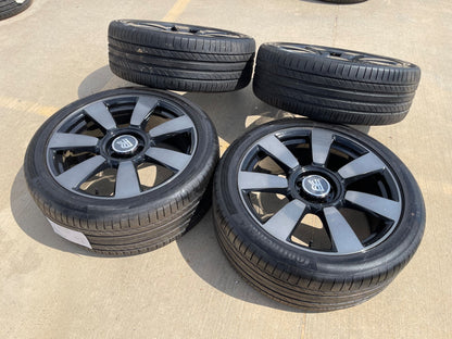22" Rolls Royce Cullinan SHADOW OEM black wheels rims 5x112 tires