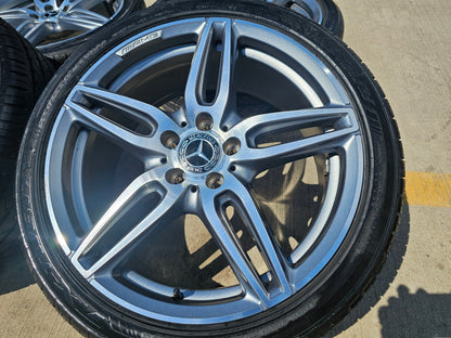 19" Mercedes E350 AMG C E S Class OEM 85541 wheels rims tires
