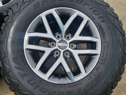 17" Ford F-150 Raptor OEM 10115 rims wheels tires BFG KO2 A/T 33"