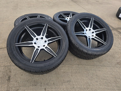 22x9.5 22" Ferrada FT2 Chevy Silverado RAM wheels rims 6x139 6x5.5 tires NITRO