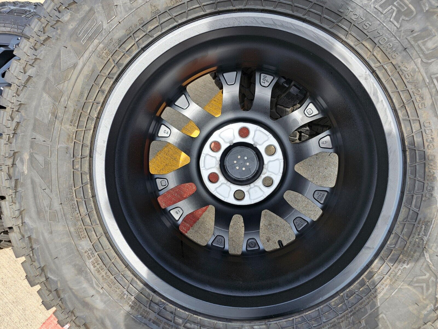 18" Toyota Tundra TRD OEM black wheels rims 75273 tires Sequoia 2024 2025 NEW