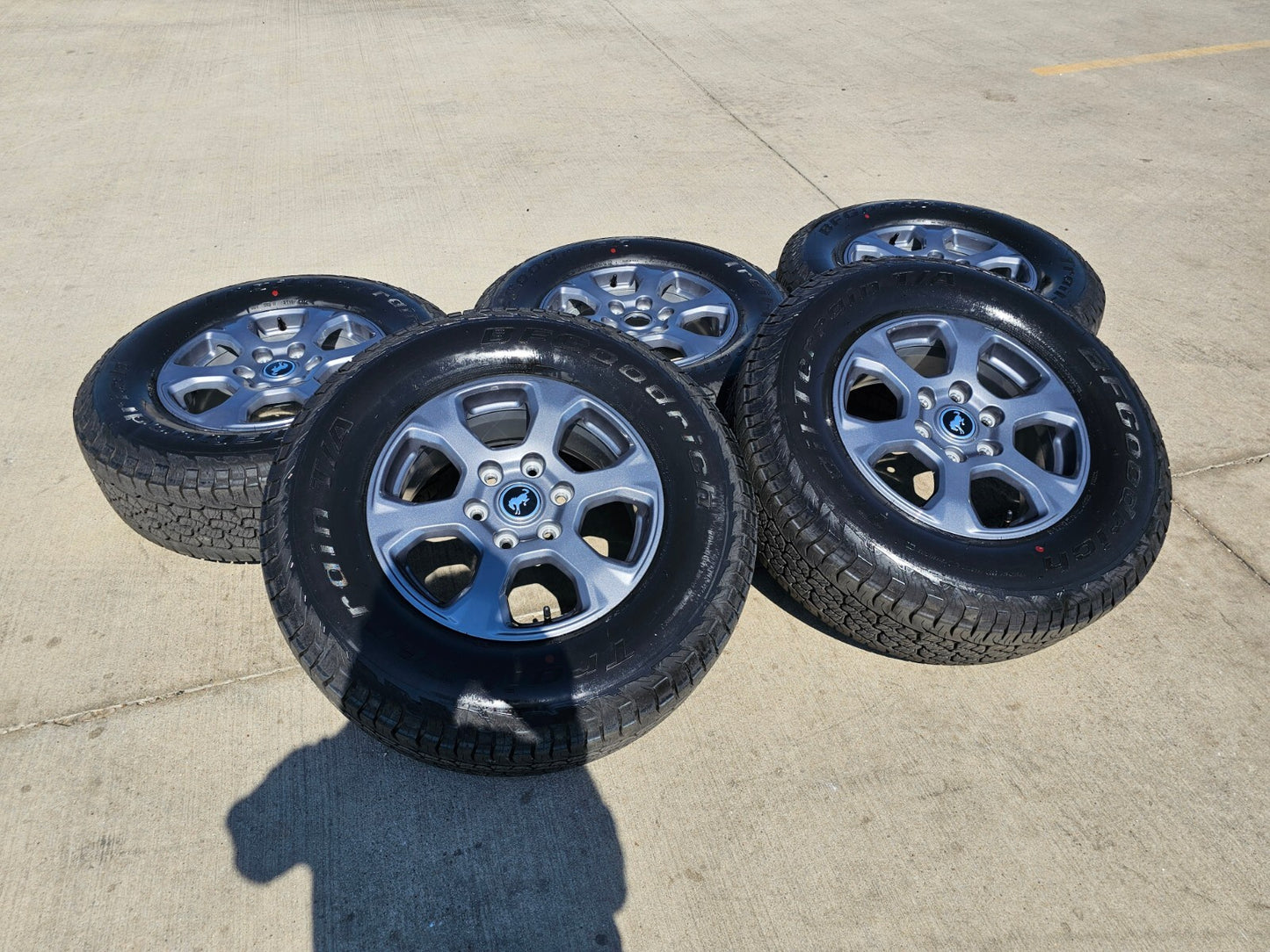 17" Ford Bronco Big Bend wheels rims 10384 OEM Ranger 2024 2025 2026 NEW BFG
