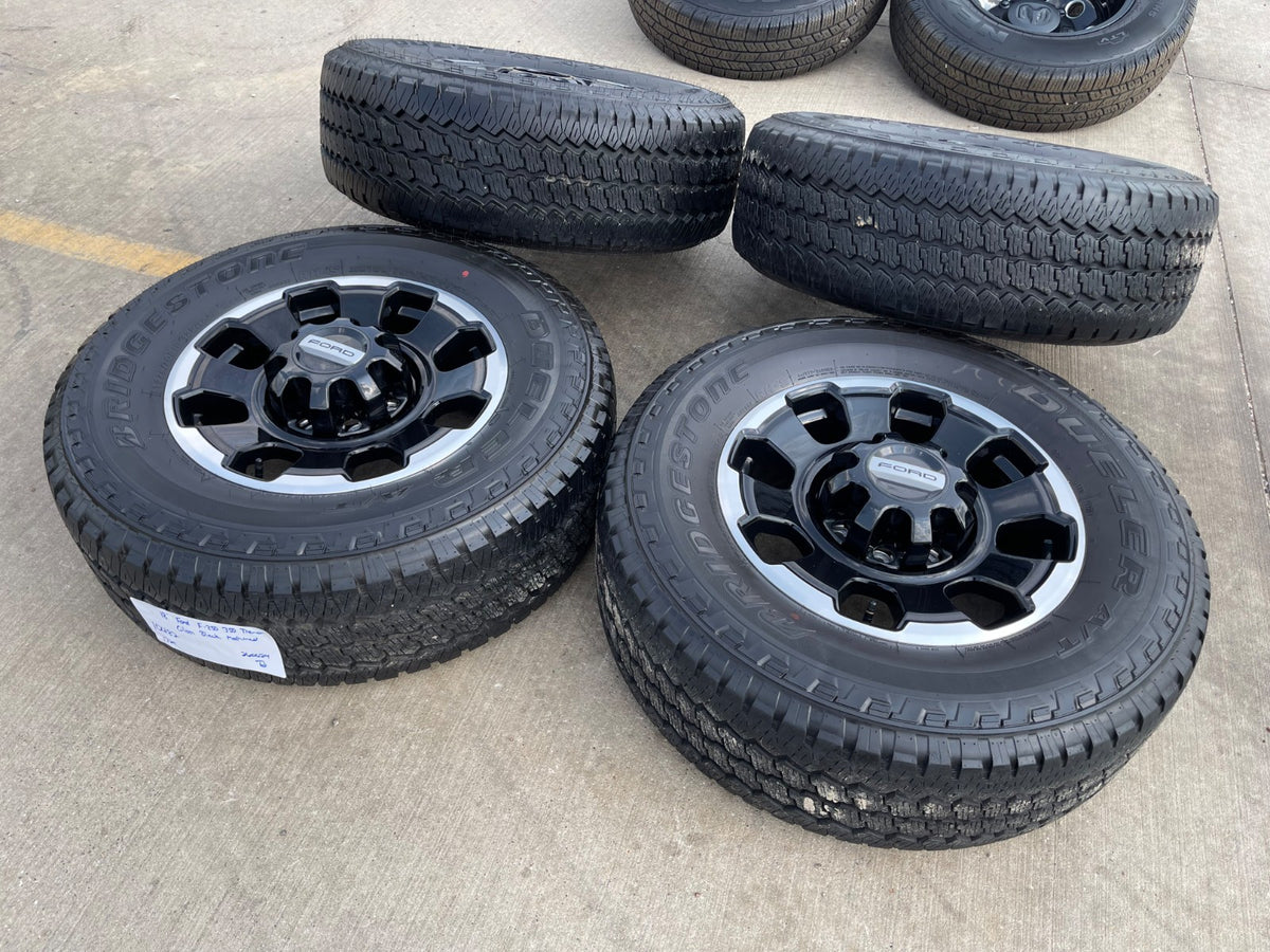 18" Ford F-250 F-350 OEM TREMOR rims wheels 10482 SET tires BRIDGESTONE A/T