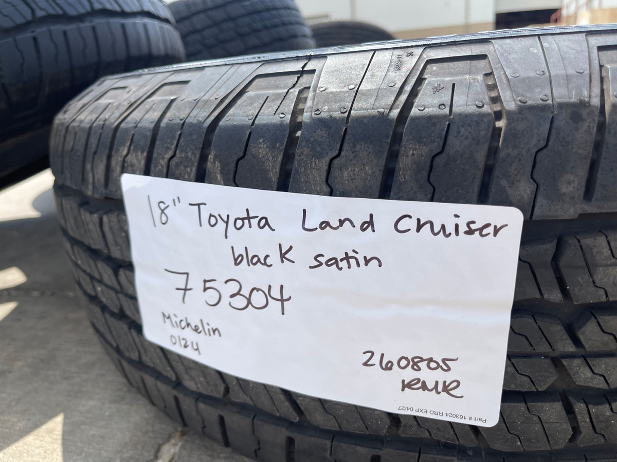 18" Toyota Land Cruiser OEM TRD wheels rims 95952 75304 Tundra Sequoia MICHELIN