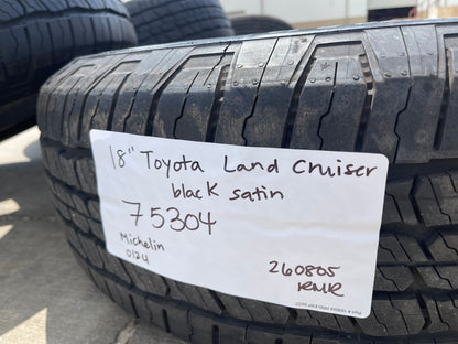 18" Toyota Land Cruiser OEM TRD wheels rims 95952 75304 Tundra Sequoia MICHELIN
