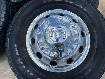 17" Dodge Ram 3500 Dually Laramie 8x200 wheels rims 2701 2702 OEM SET 2024 2025