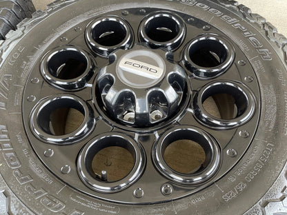 20" Ford F-250 F-350 OEM black TREMOR wheels rims 10299 10484 tires BFG