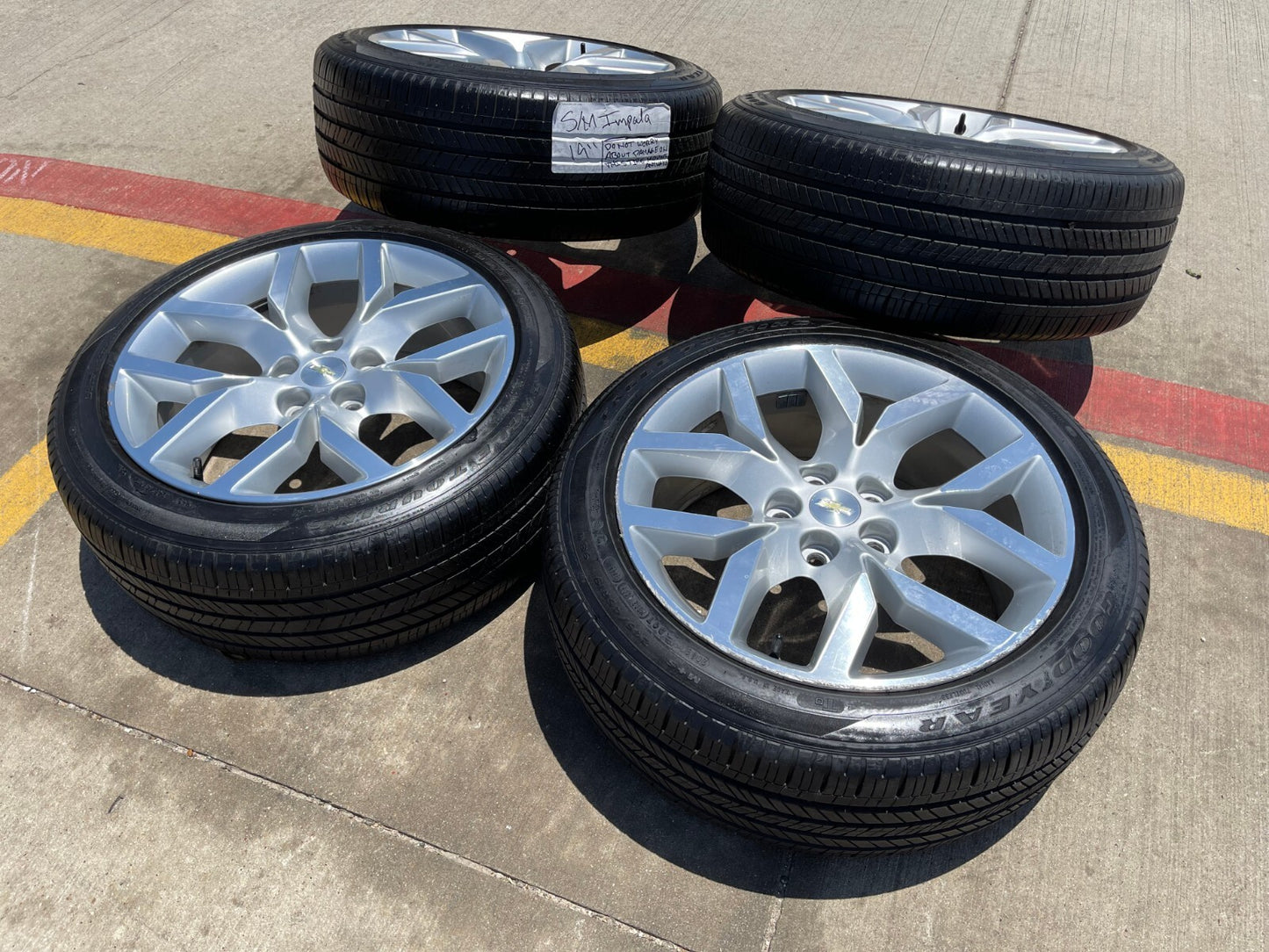 19" Chevy Impala OEM wheels rims 5613 tires GMC Terrain Equinox 5x120