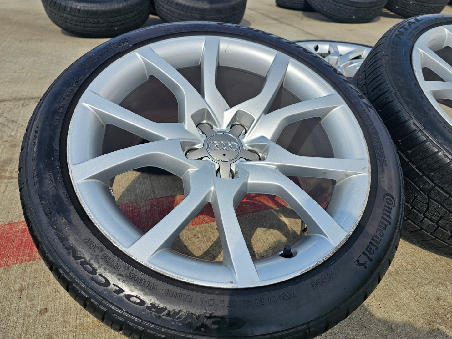 18" Audi A5 OEM wheels rims A3 S3 A4 S4 A5 S5 S6 58890 tires