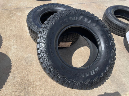 (1) 325/65/18 Goodyear Wrangler Territory M/T tire LT 8 ply load range D