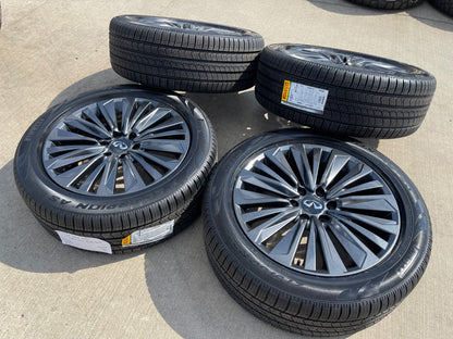 22" Infiniti QX80 QX56 Nissan Titan Armada OEM 94236 wheels rims PIRELLI NEW