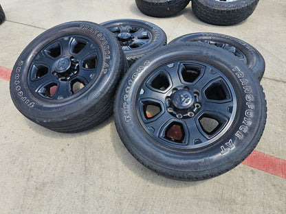 20" Dodge Ram 2500 3500 OEM 2477 black wheels rims tires