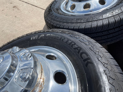 17" Dodge Ram 3500 Dually Laramie 8x200 wheels rims 2701 2702 OEM FIRESTONE