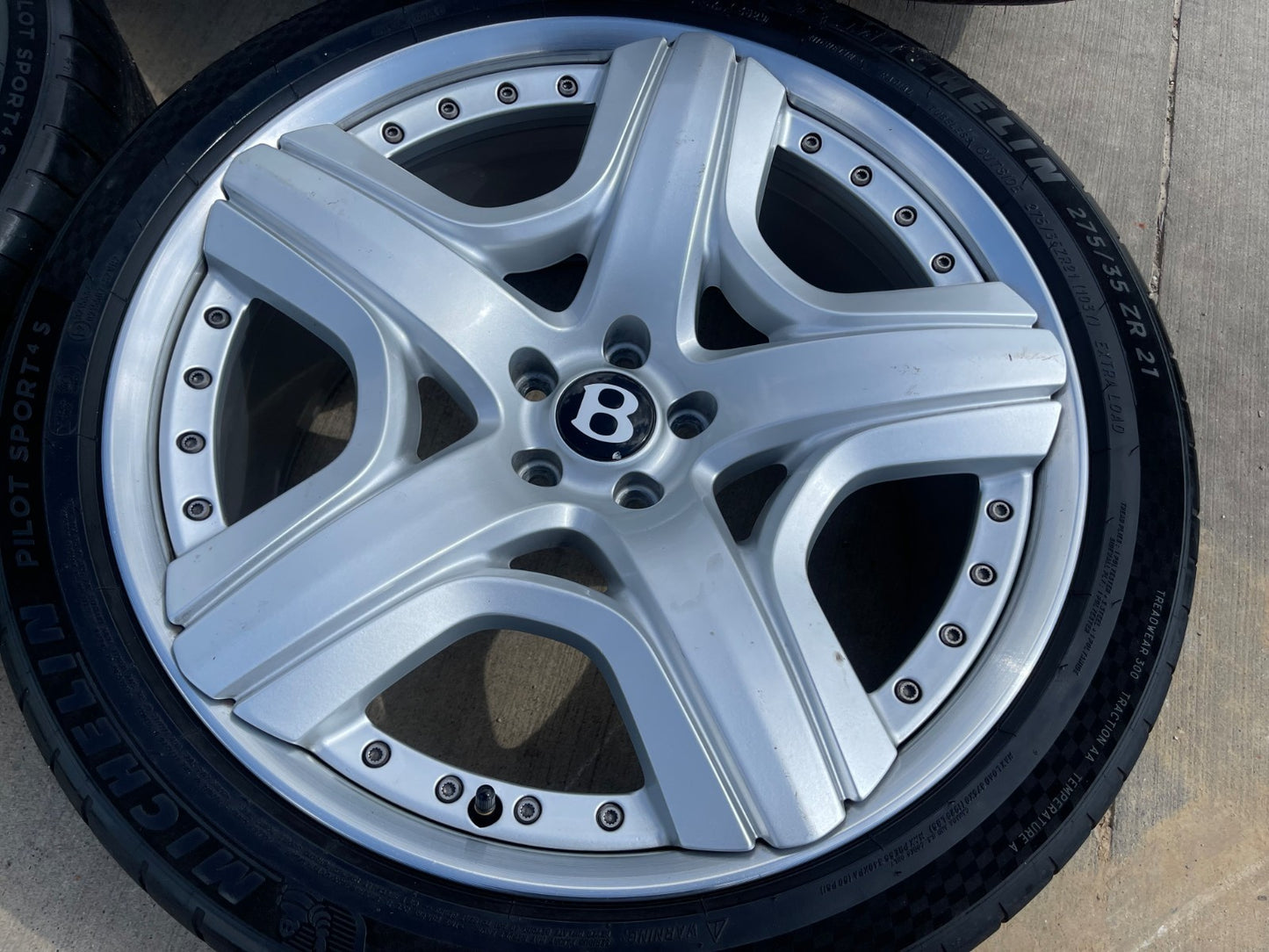 21" Bentley Continental OEM wheels rims Mulliner Flying Spur GT SET