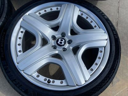21" Bentley Continental OEM wheels rims Mulliner Flying Spur GT SET