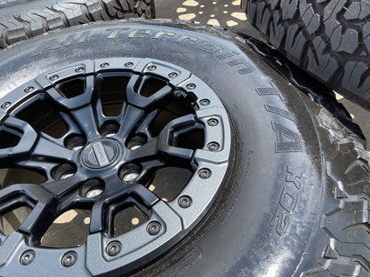 17" Ford F-150 Raptor Bronco R OEM BEADLOCK 51222 rims wheels 37" SET NEW