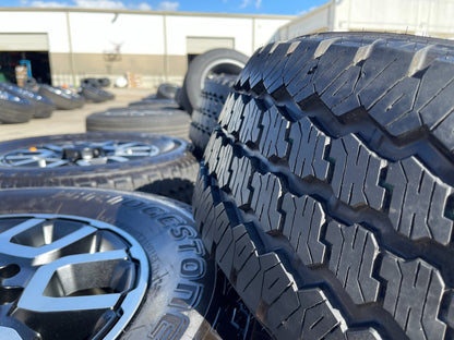 18" Ram 2500 3500 LARAMIE OEM wheels rims 2694 tires BRIDGESTONE A/T NEW 2026