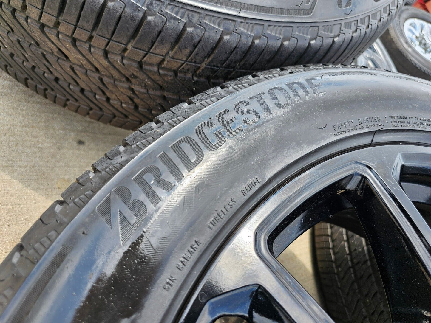 22" Chevy Tahoe Silverado RST OEM black 14035 wheels rims tires