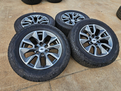 20" Chevy Silverado 1500 Tahoe Suburban OEM 5915 5916 wheels rims DUELER A/T