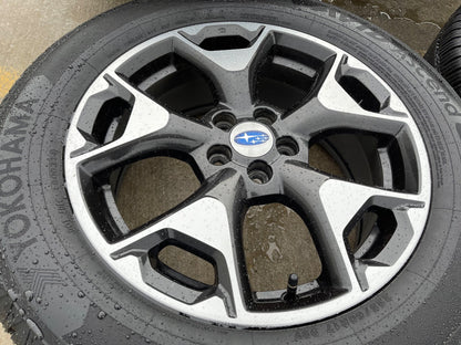 17" Subaru XV Crosstrek OEM 68855 wheels rims tires 2022 2023 2024 2025 2026