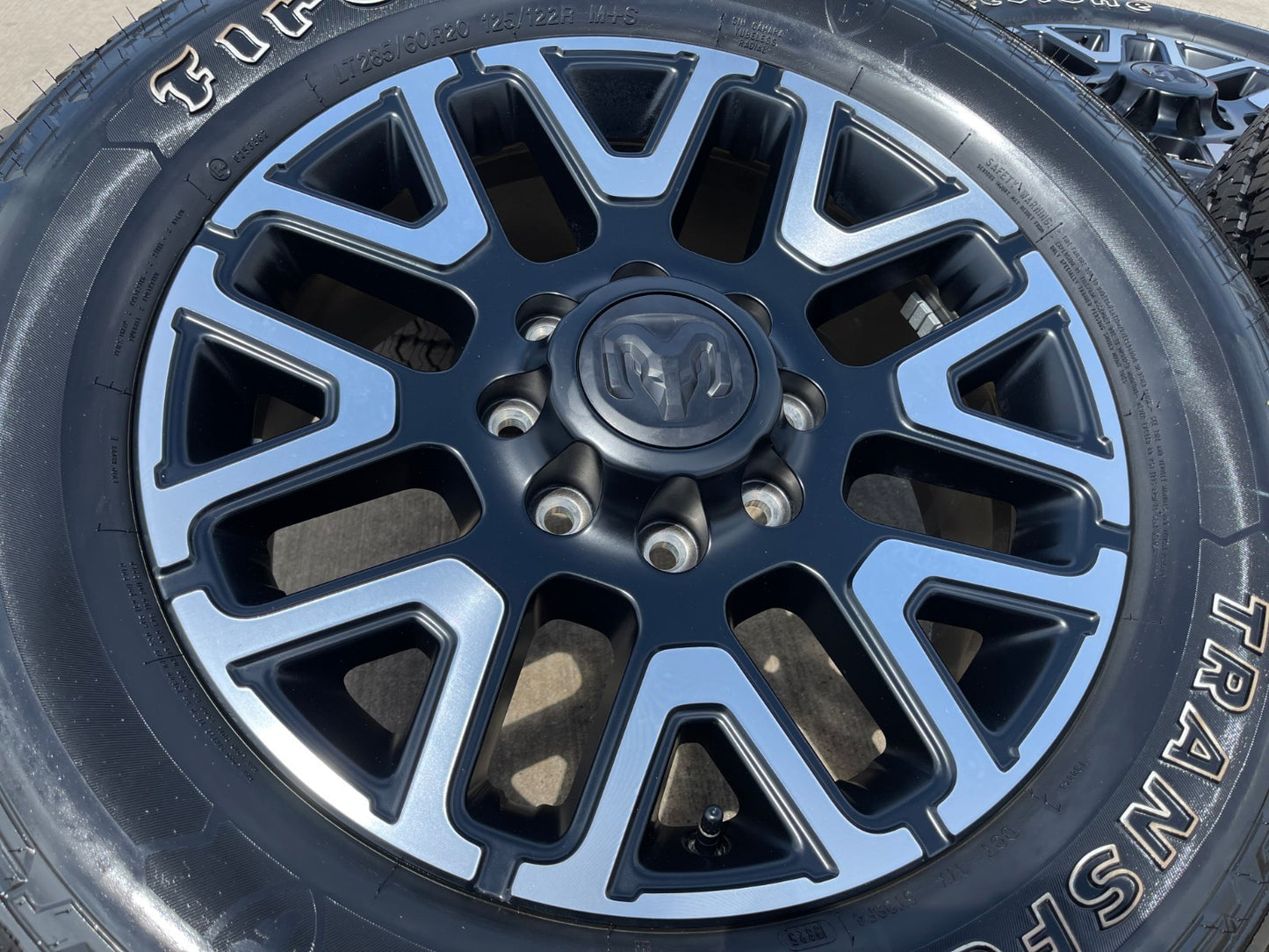 20" Dodge Ram 2500 3500 LARAMIE OEM 51649 wheels rims A/T2 2025 2026 NEW
