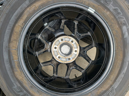 18" Ford Bronco wheels rims tires black 95213 Ranger tires BRIDGESTONE DUELER HT